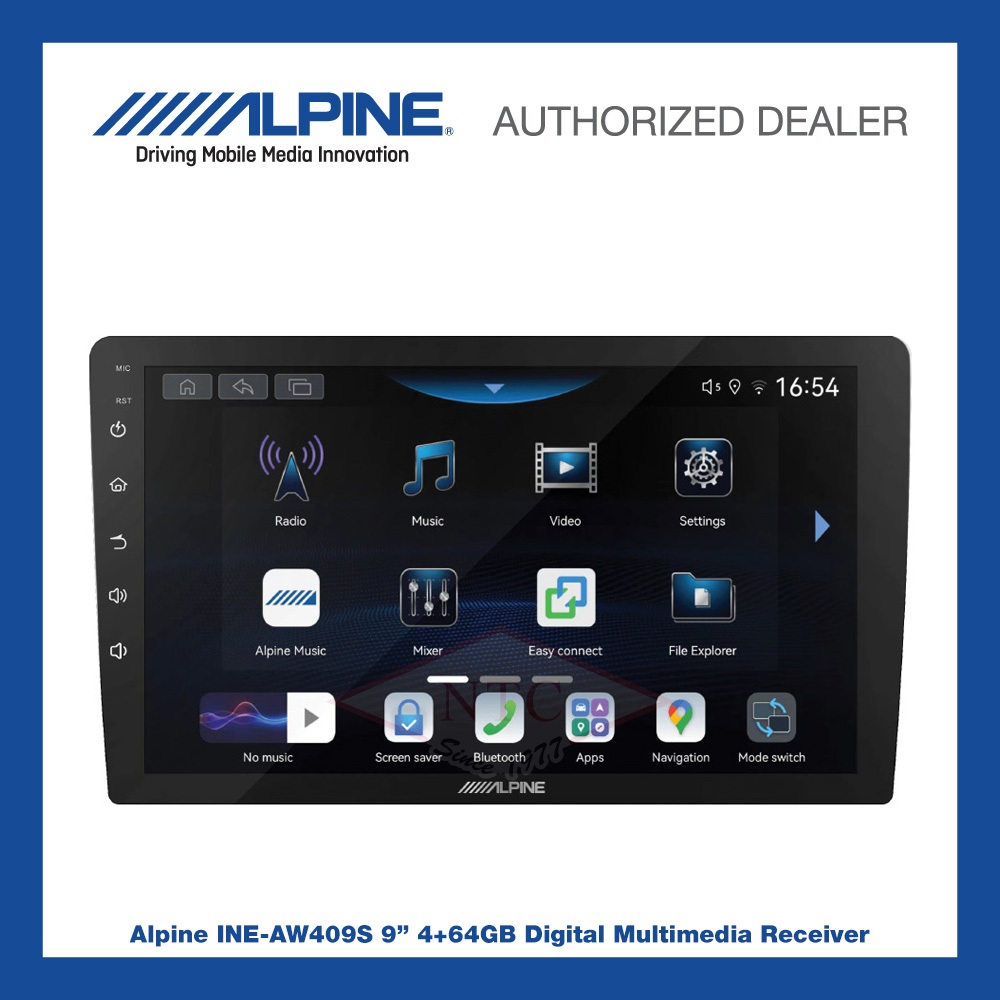 ALPINE Car Audio INE-AW409S 9/10 Inch 4+64GB Touchscreen Display With ...