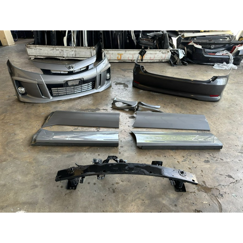 Toyota Estima ACR50 Exora Bumper Set Front and Rear with Bar Original ...