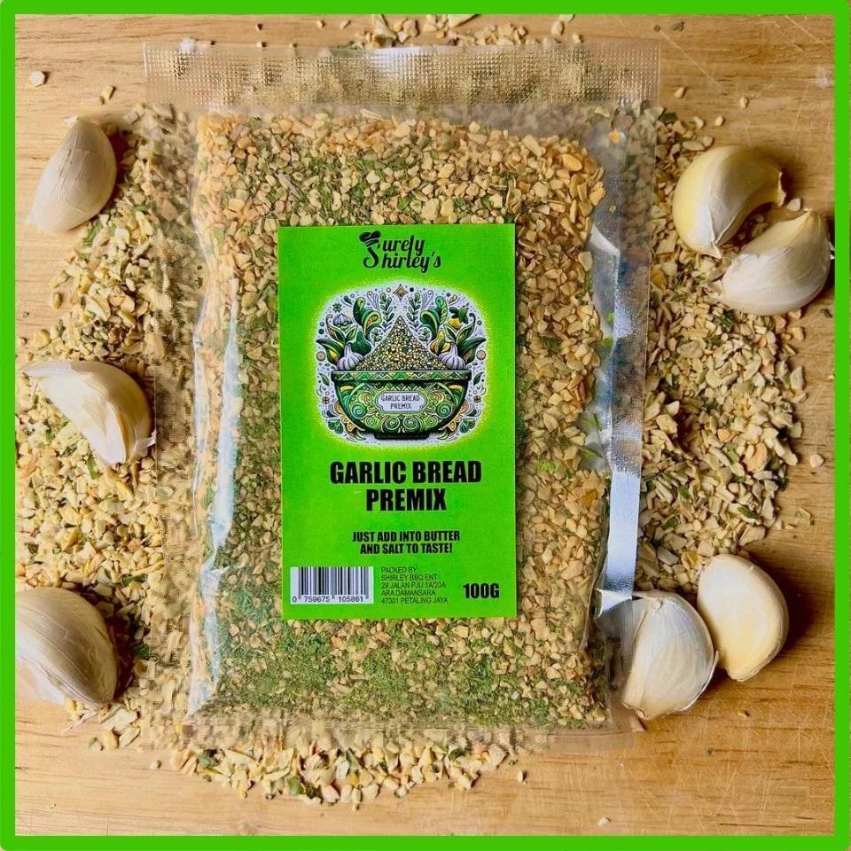 100G/250G GARLIC BREAD PREMIX | CAMPURAN UNTUK ROTI GARLIC | HANYA ...