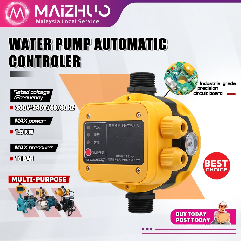 Automatic Pressure Controller 1500W 16A Regulator Water Pump Control ...