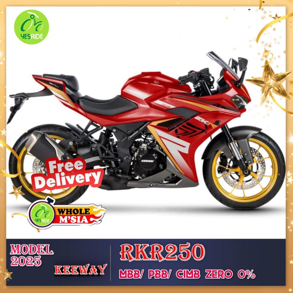 KEEWAY RKR250 New Model Pre-order | Shopee Malaysia
