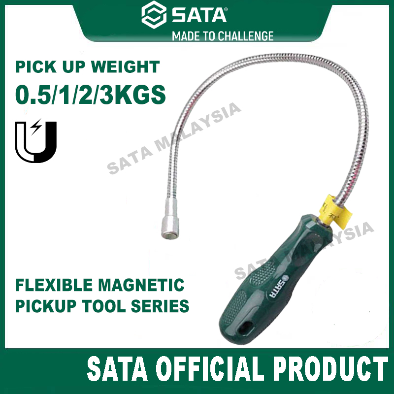 SATA Flexible Magnetic Pickup Tool 1KG Pickup Weight Adsorb Metal Tools ...