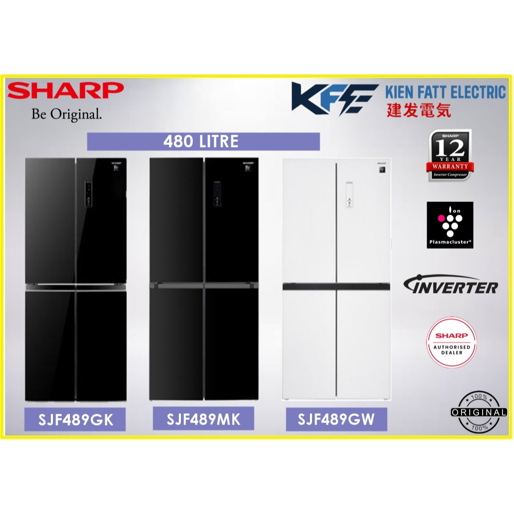Sharp Multi Door Inverter Avance Refrigerator 480 Litre Capacity ...