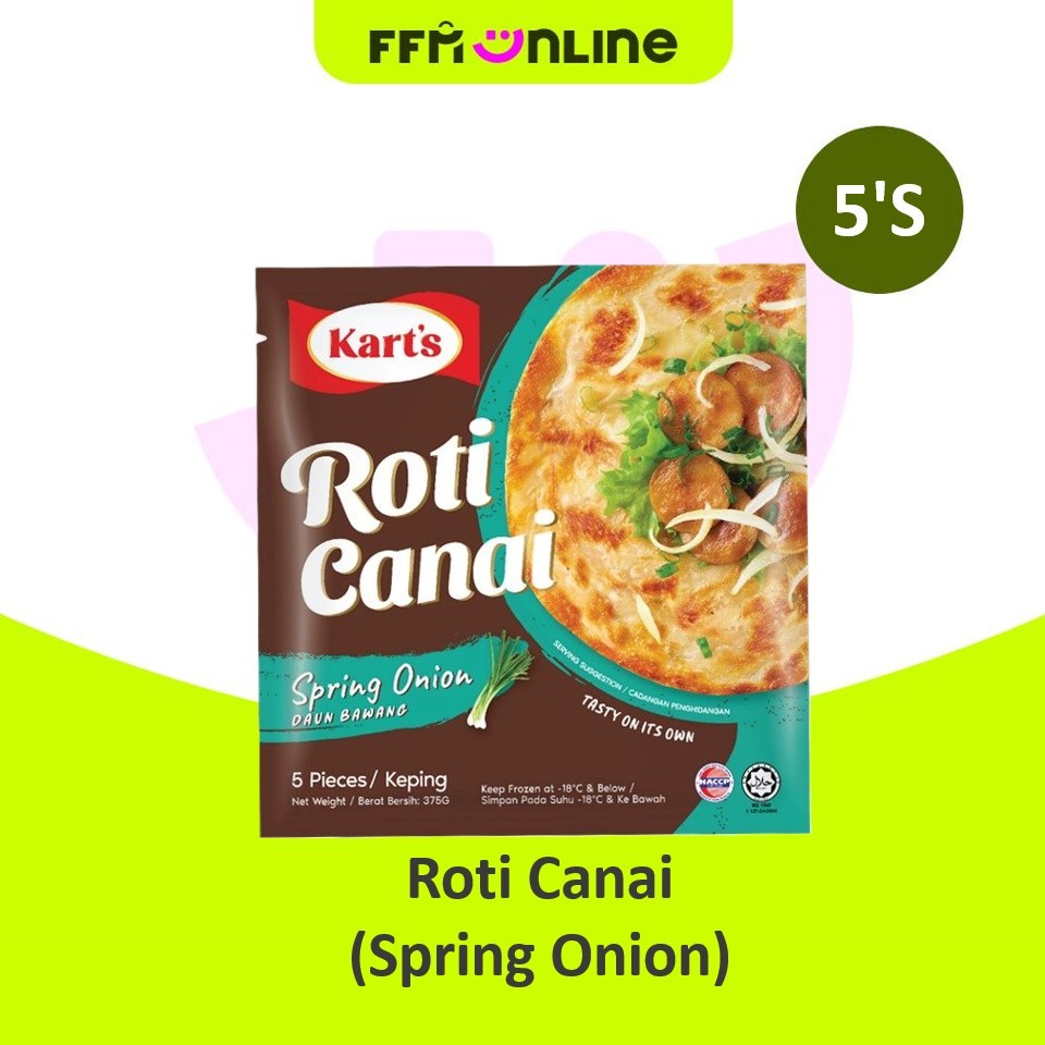[Klang Valley Only] Kart's Roti Canai 5's - Spring Onion | Shopee Malaysia