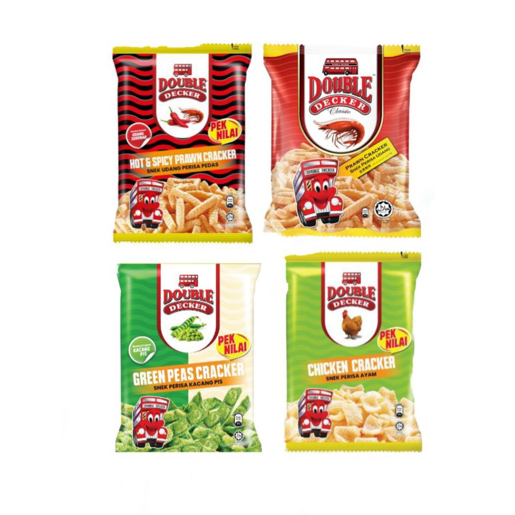 Double Decker ( Prawn 55g / Chicken 65g / Green Peas 80g / Prawn Hot ...