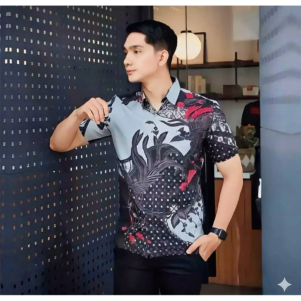 BATIK WASTRA MODEN | BATIK LELAKI LENGAN PENDEK | BATIK JAWA NUSANTARA ...