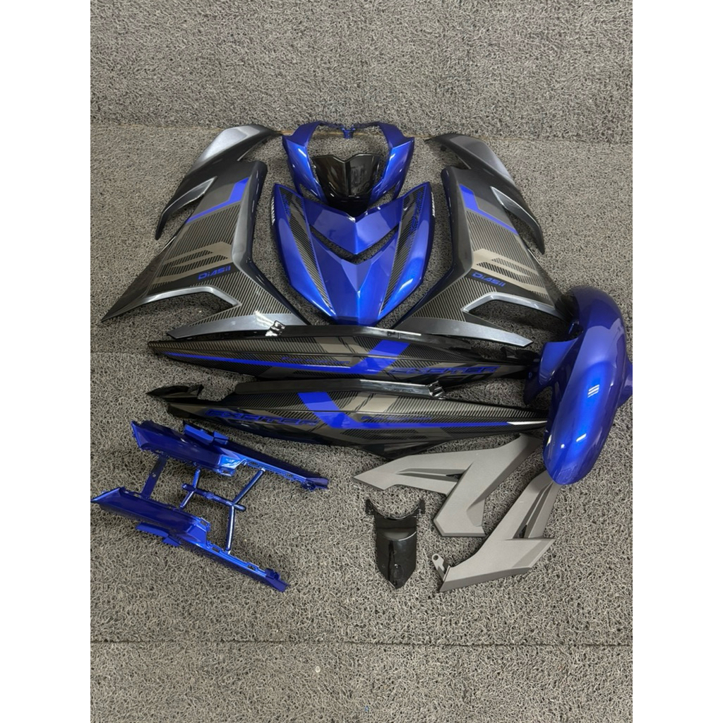 Y15 V2 RC Biru Body Cover Set HLD Sticker Siap Tampal | Shopee Malaysia
