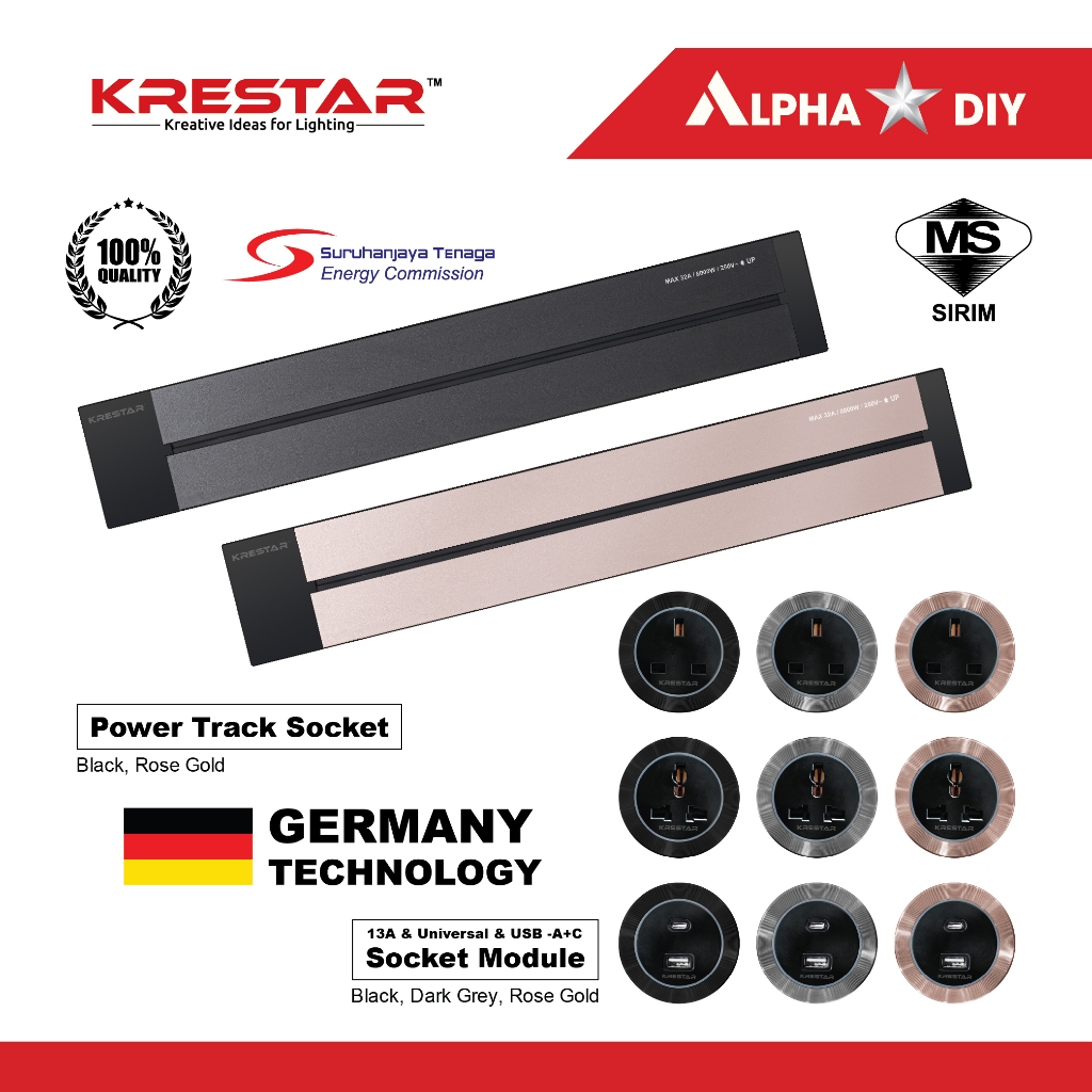Krestar Power Track & Accessories – High-Performance Electrical ...