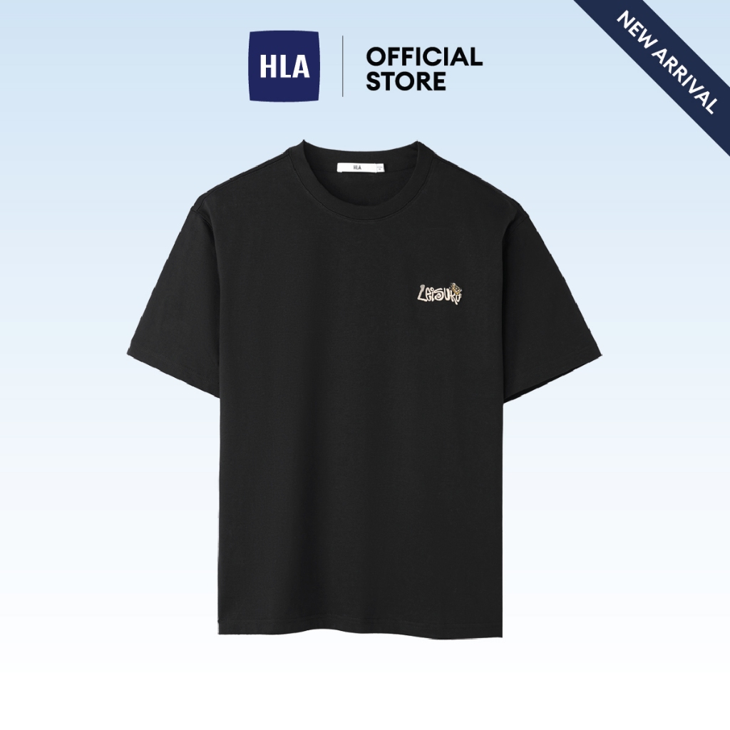HLA Art Series Cartoon Printing Breathable Short Sleeve T-Shirt Men ...