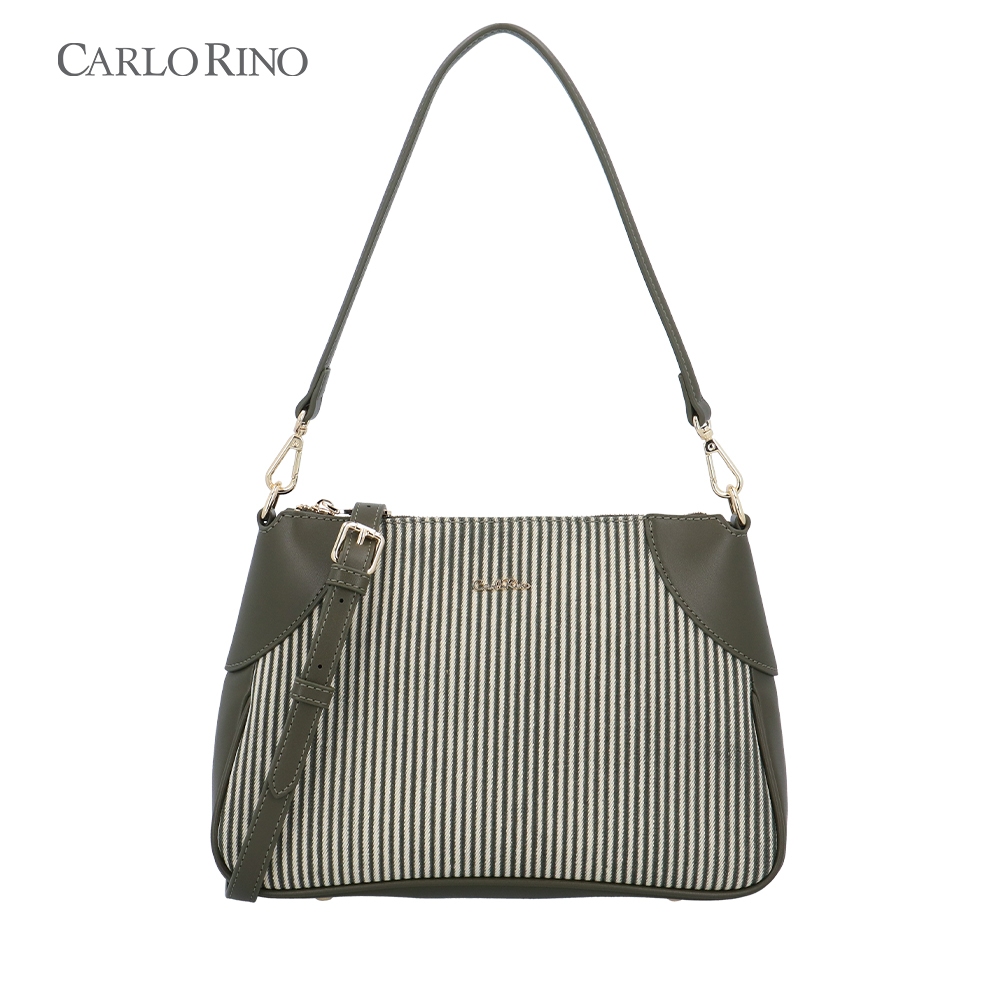 Carlo Rino Noir Muse 2-Way Shoulder Bag - Dark Green | Shopee Malaysia