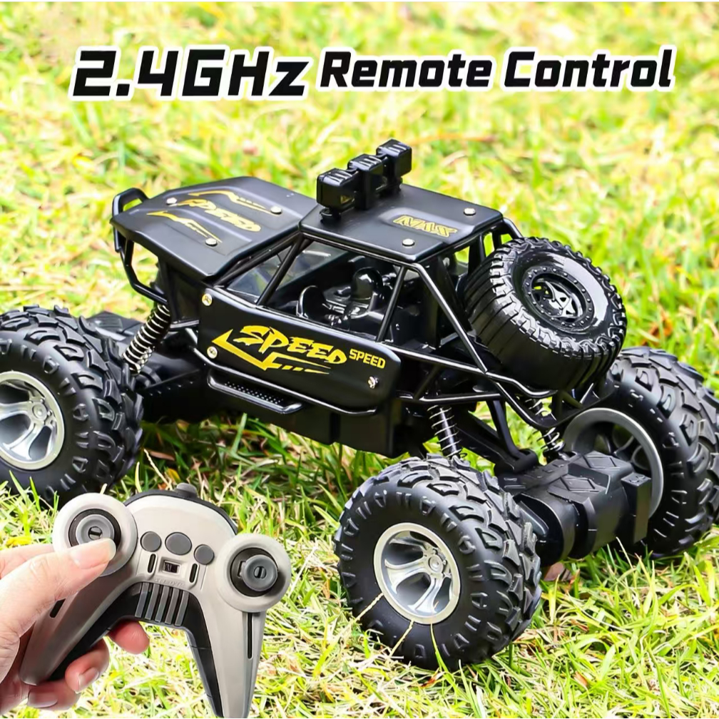 2.4Ghz RC Car 1/16 Alloy 4WD Monster Truck Crawler Climbing Car 4x4 ...