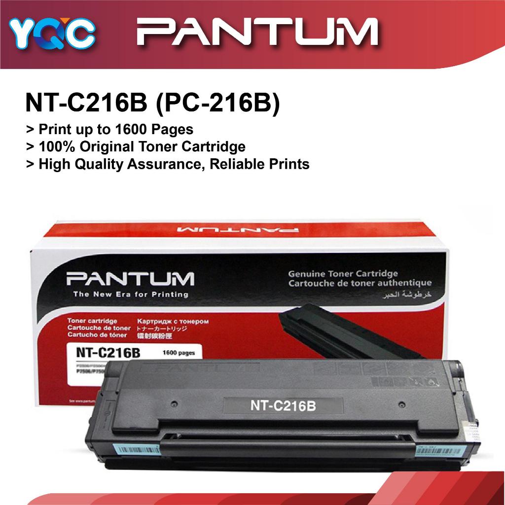 Toner Originale Pantum PE-216 Nero – 1600 Pagine, Compatibile Con P2506W, M6506NW, M6556NW, M6606NW