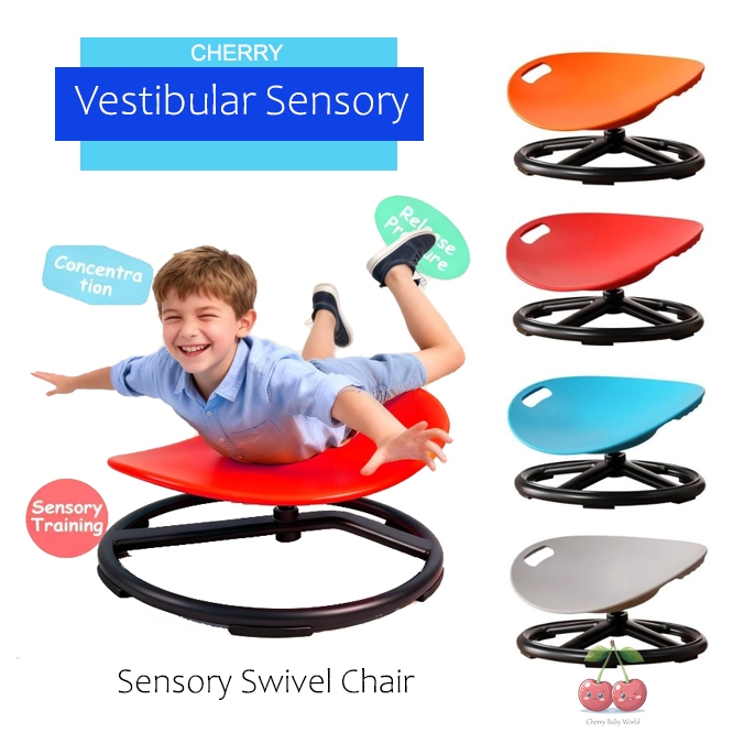 CHERRY Sensory Swivel Chair Spinning & Balancing Chair Sensory Therapy ...