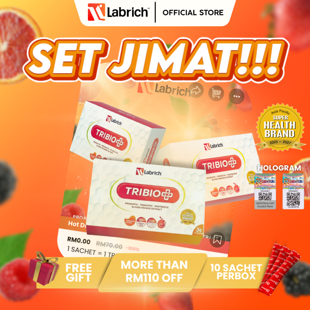 [PROBIOTIC] LABRICH TRIBIO SET JIMAT 3 KOTAK FREE MISTERYBOX ...
