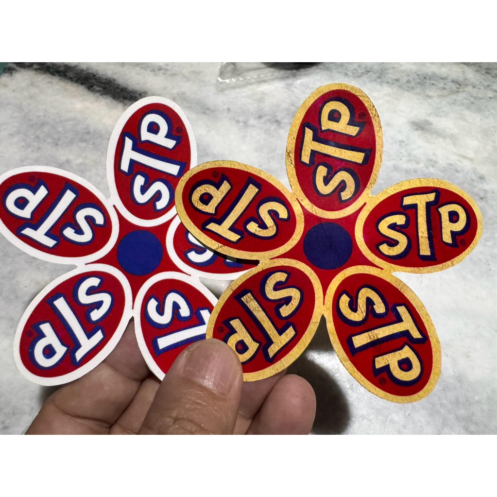 🔥Best Deal🔥 4 inch STP Motor Oil Flower retro stickers | Shopee Malaysia