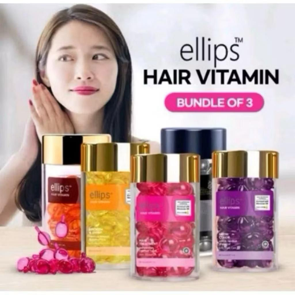 ELLIPS VITAMIN RAMBUT BOTOL ISI 50 KAPSUL ~ ELIPS BOTOL ~ Ready stock ...