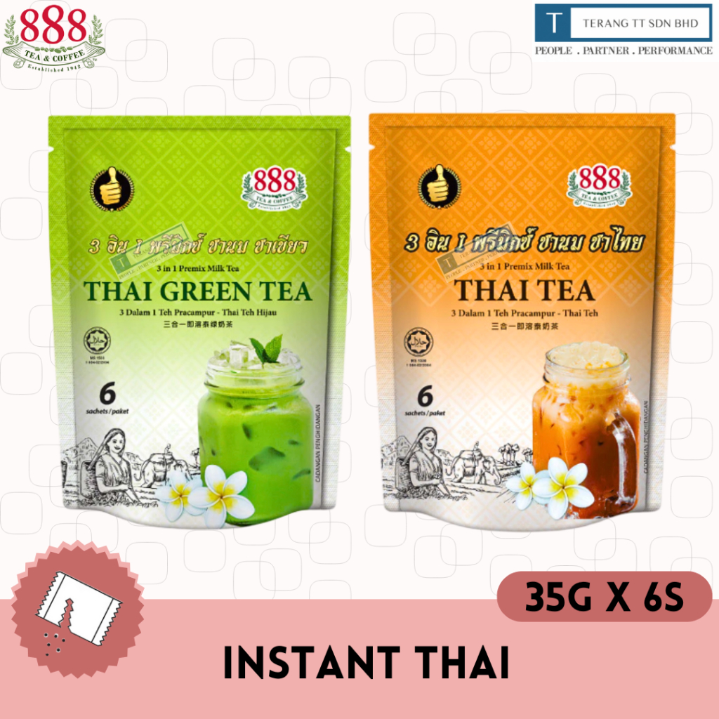 888 Instant Thai Tea (35g × 6’s) | Shopee Malaysia