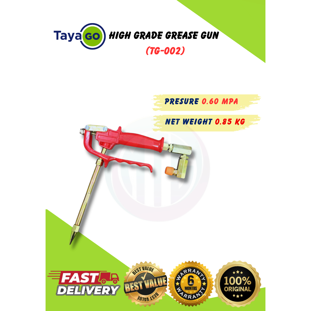 High pressure grease control gun outlet pipe and 4 jaws coupler Grease ...