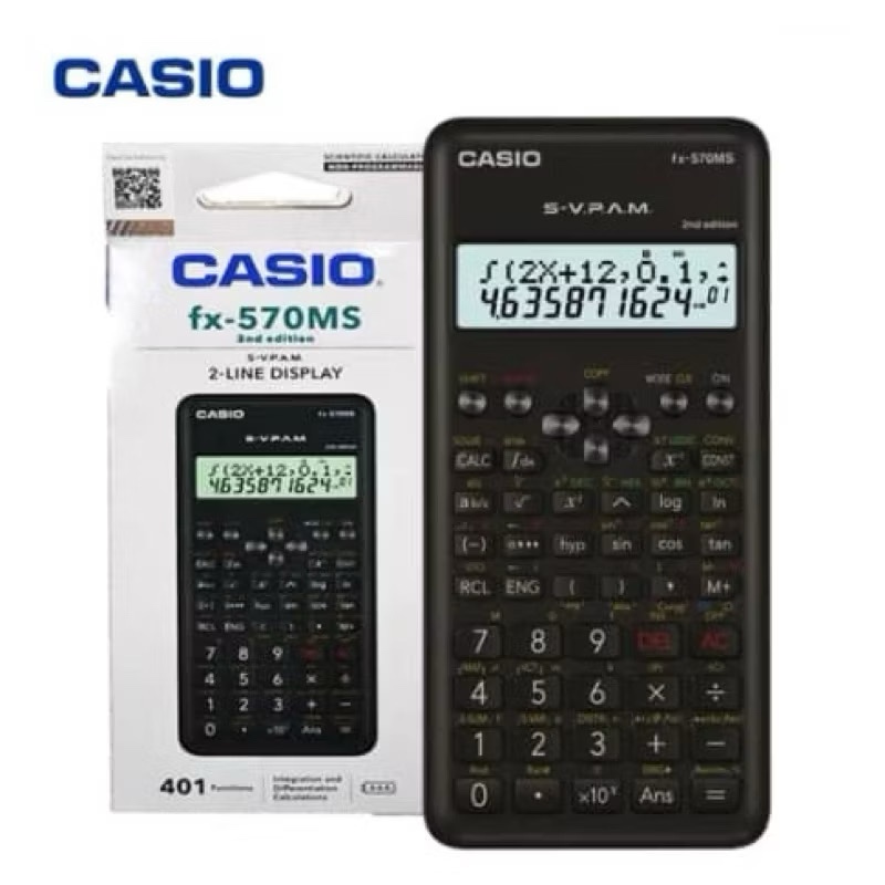 Casio Scientific Calculator FX-570MS 2nd Edition (1Year Warranty ...