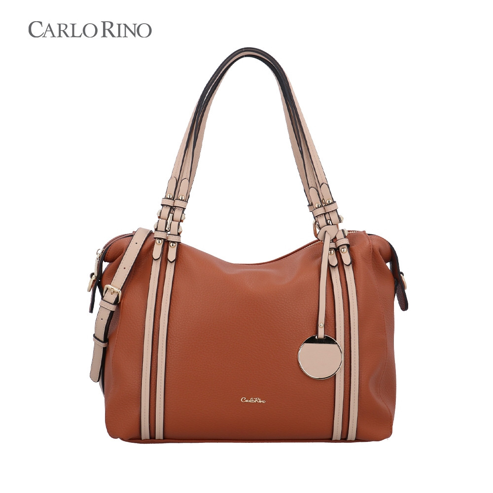 Carlo Rino Urban Aura Top Handle Bag - Brown | Shopee Malaysia