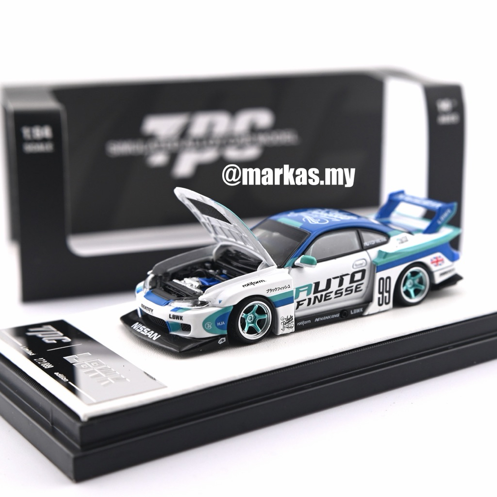 TPC 1/64 NISSAN SILVIA S15 LB-SUPER SILHOUETTE AUTO FINESSE BLUE WHITE ...