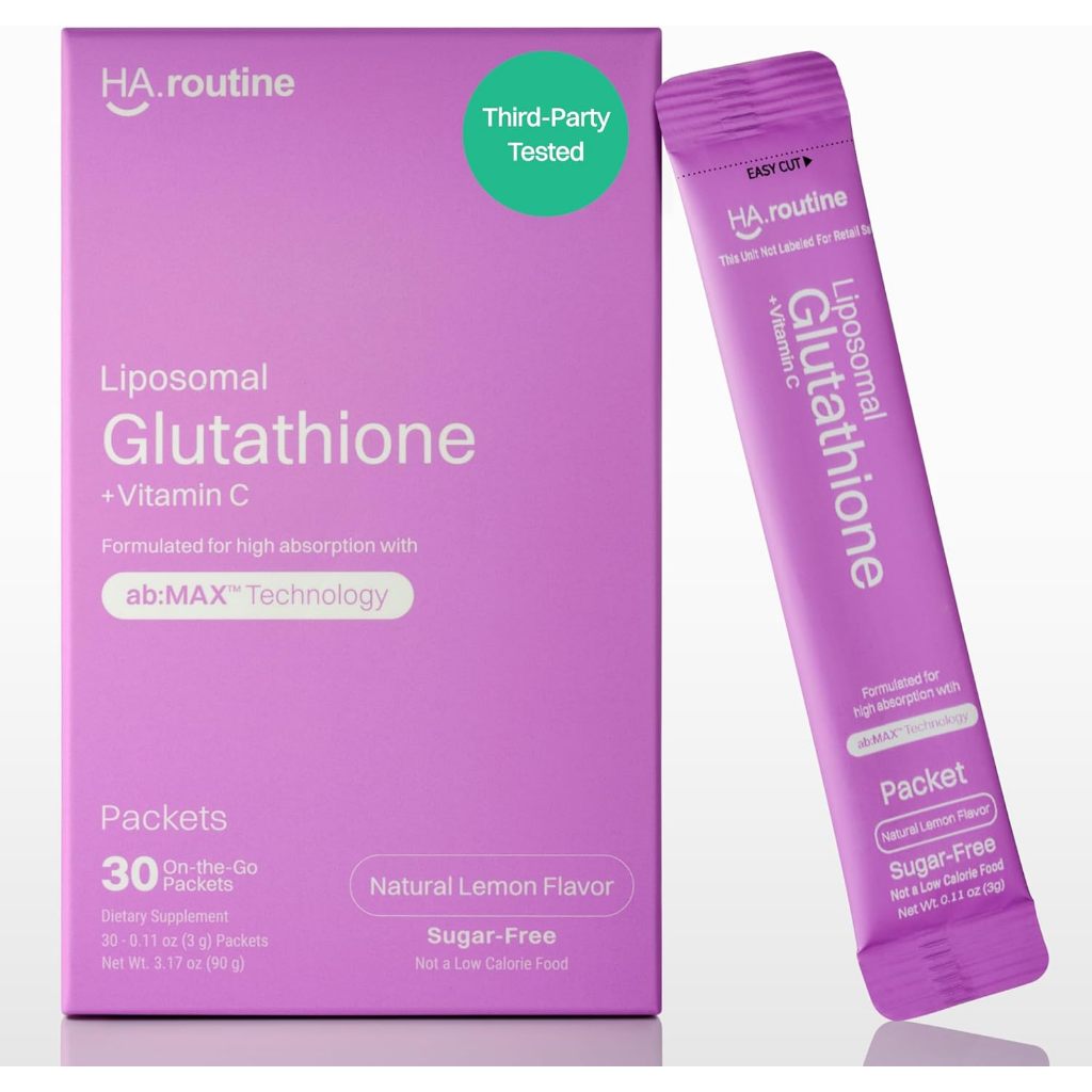 liposomal glutathione malaysia HA.routine Liposomal Glutathione + Vitamin C Powder 1 Sachet (3g) -  Powerful Antioxidant Supplement