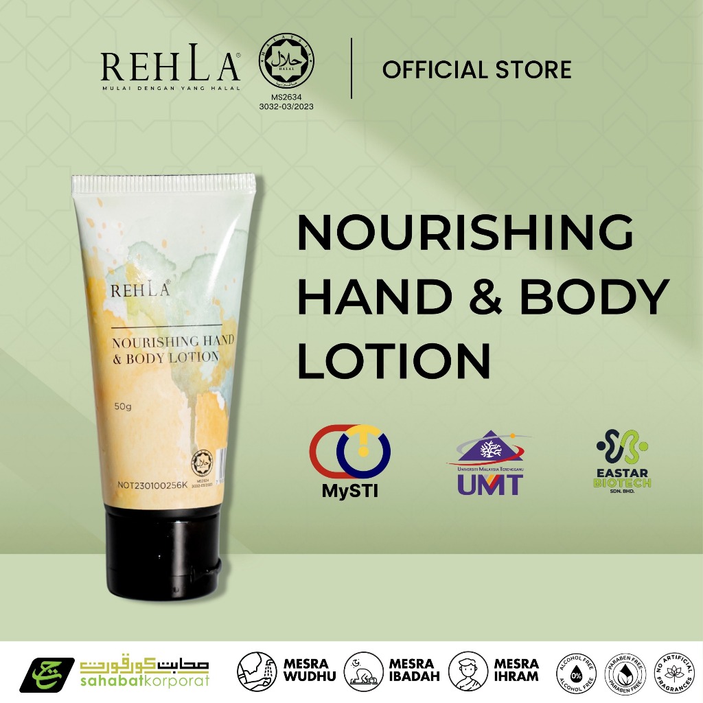 [SKINCARE Sah Ihram] REHLA Hand Body Lotion - Halal, Umrah Hajj Travel ...