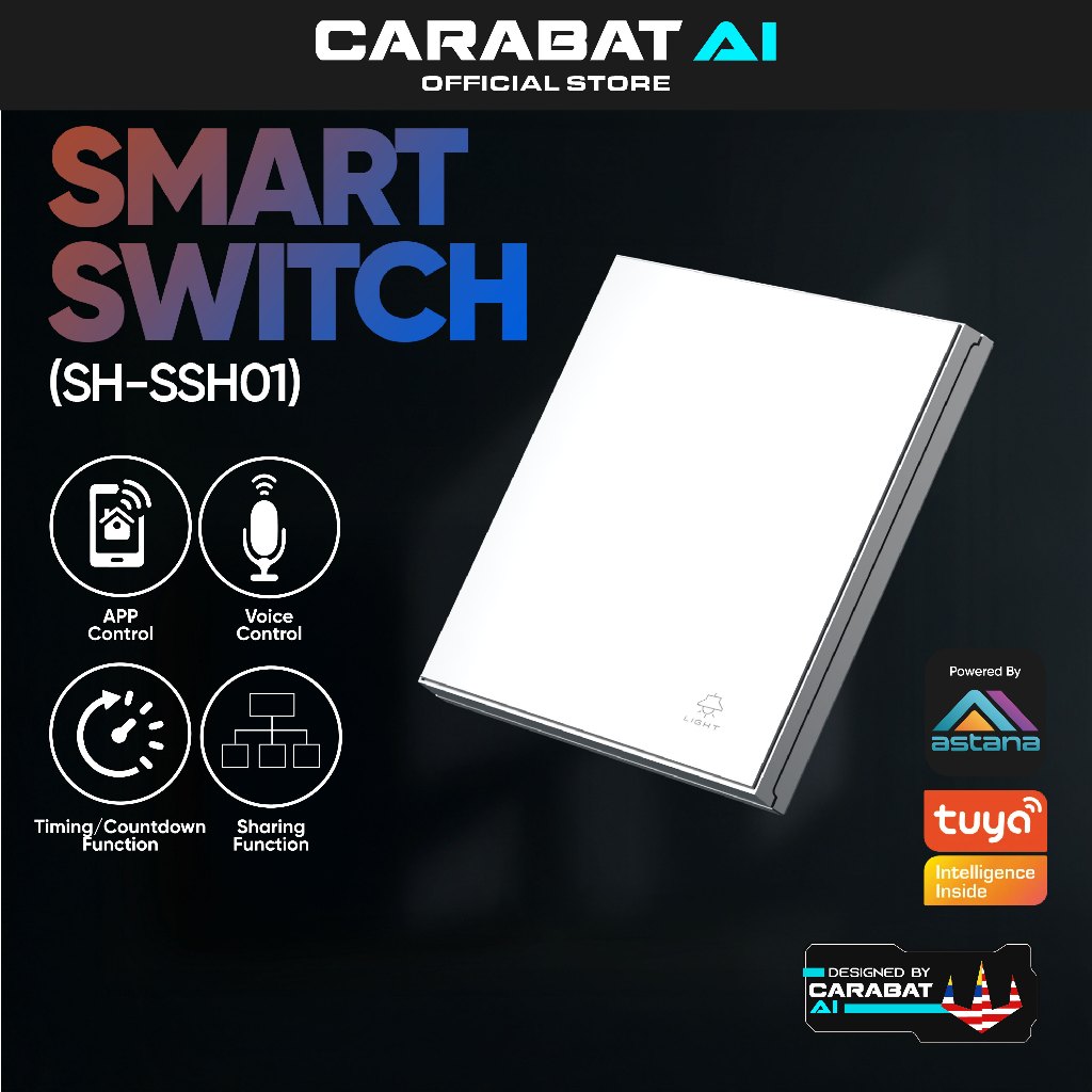Carabat Smart Switches (40A) (SH-SS01) l Smart High Power Switch l ...