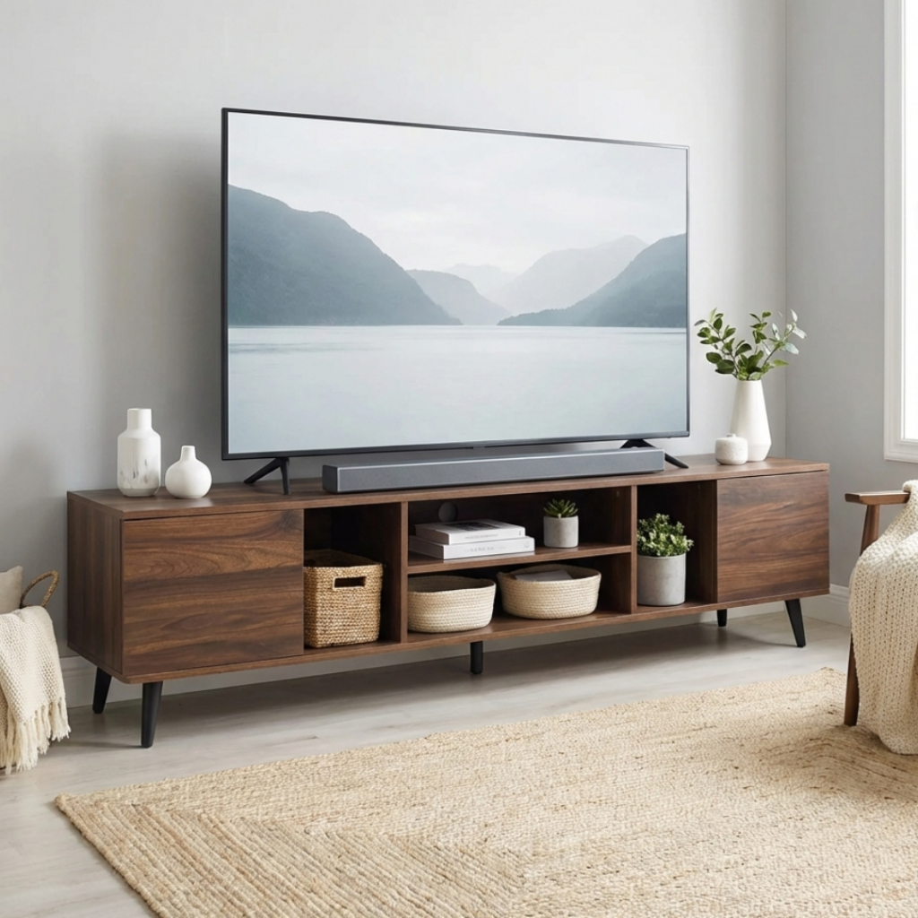 LOFT Living 6FT & 6Kaki Rak Tv/Tv Cabinet/ Panjang Rak TV/Rak TV Murah ...