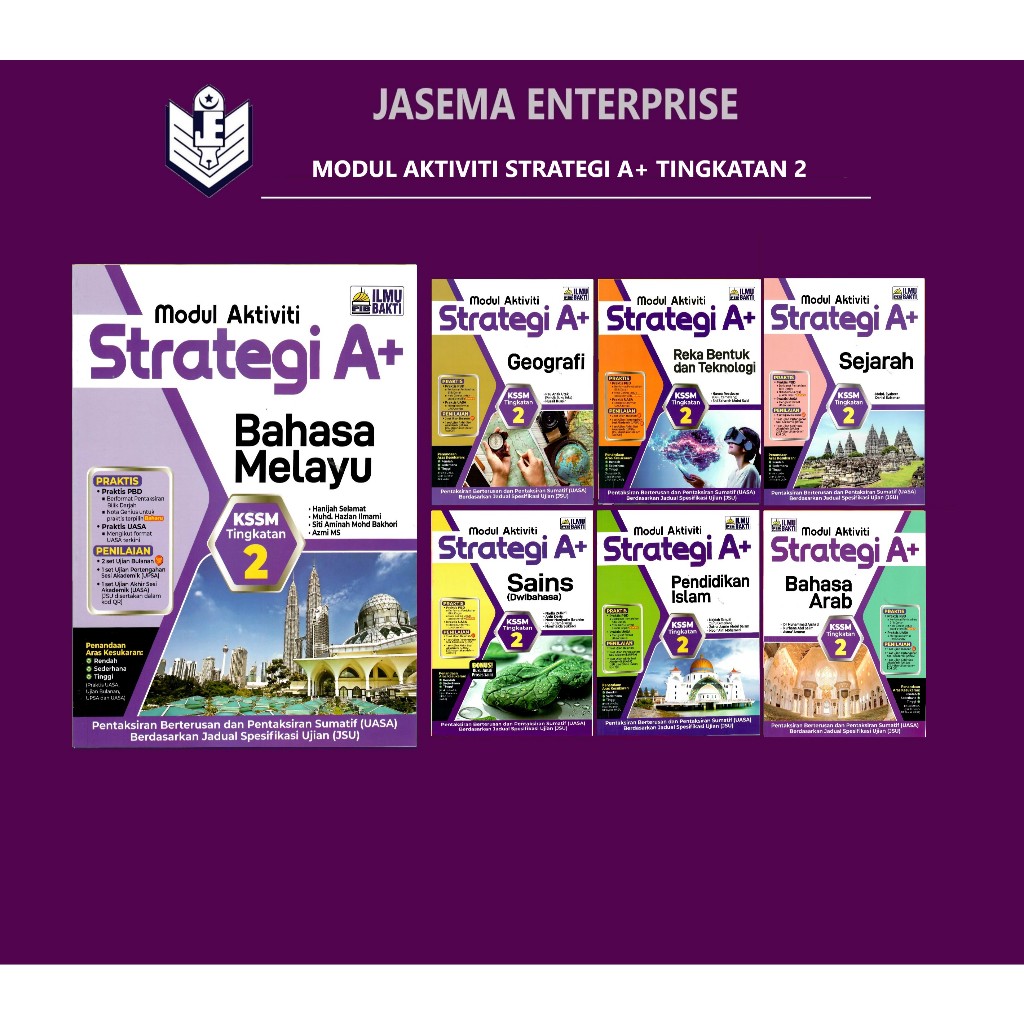 Modul Aktiviti Strategi A+ Tingkatan 2 Bm | English | Matematik | Sains ...