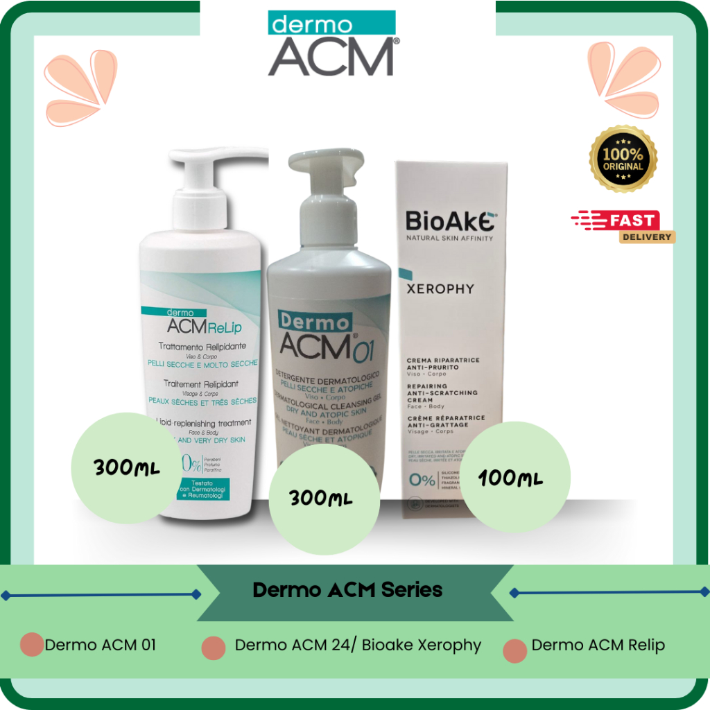 Dermo ACM Series | Dermo ACM 01 300 ml | BioAke Xerophy/ Dermo 24 100ml ...