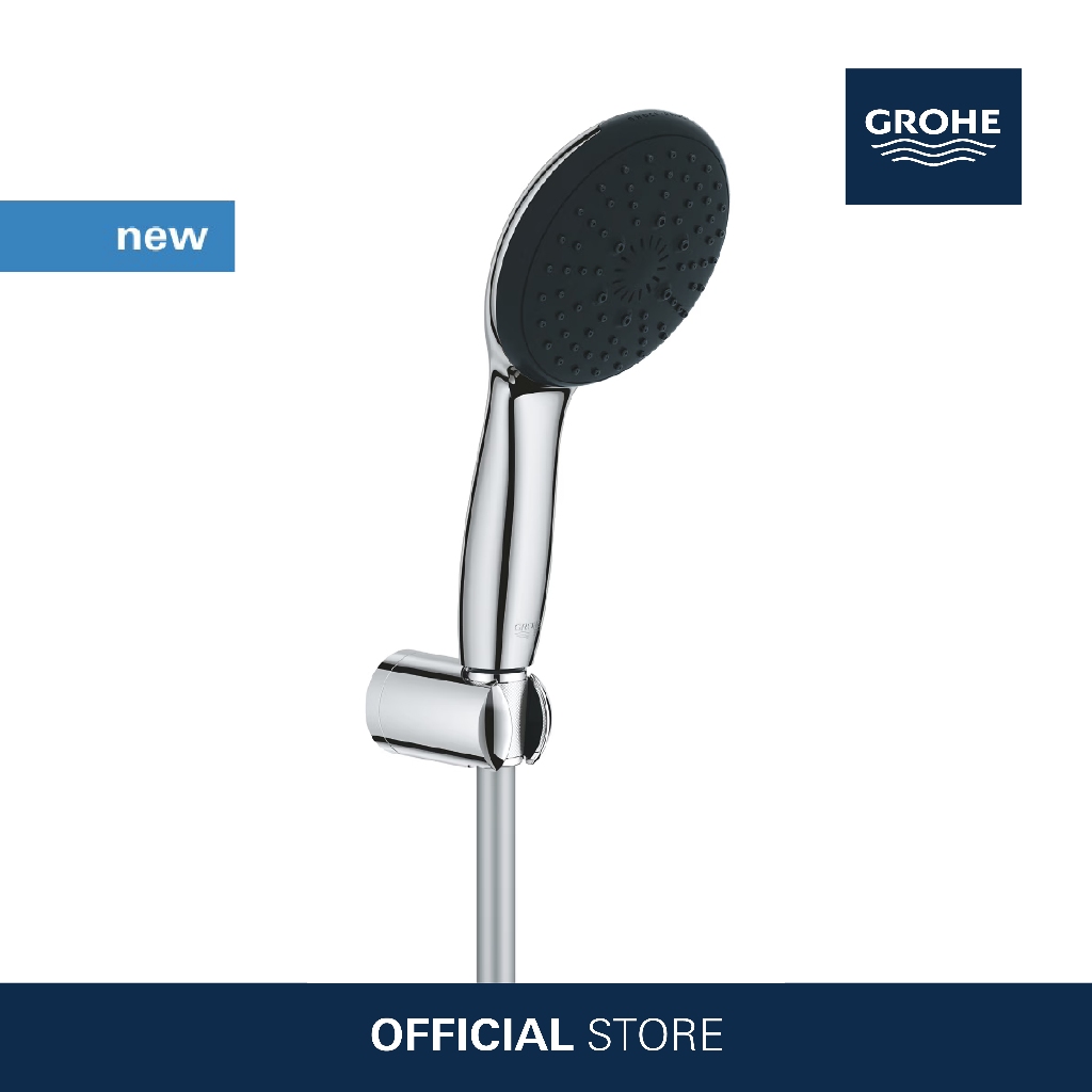 GROHE Vitalio Start 110 Wall Holder Set 3 Sprays (Rain, Jet, Massage ...