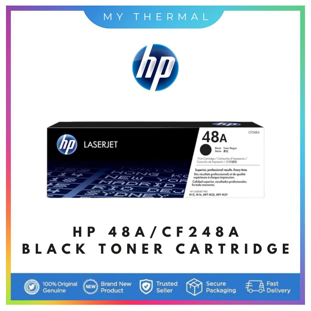 HP 48A / CF248A Black LaserJet Toner Cartridge | For Printer Models ...