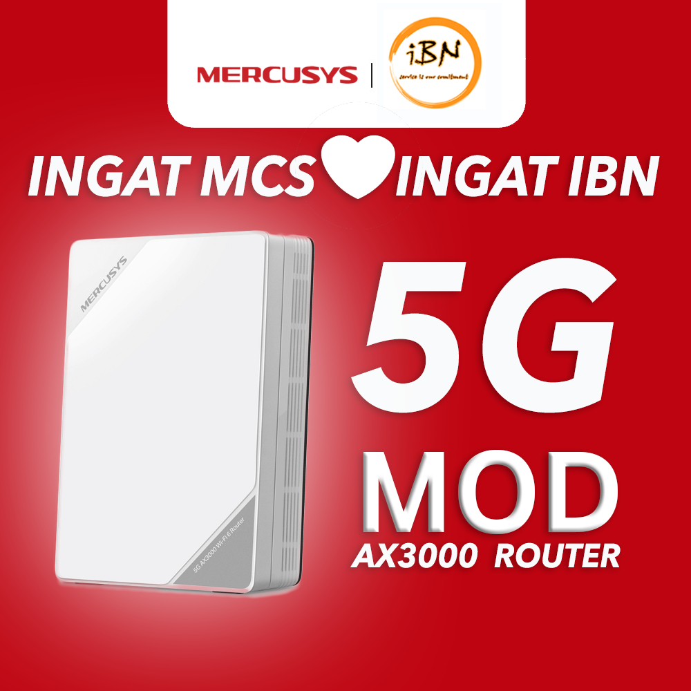 Mercusys MB520-5G 5G NR Modem Router SIM Plug & Play Fast Dual Band ...