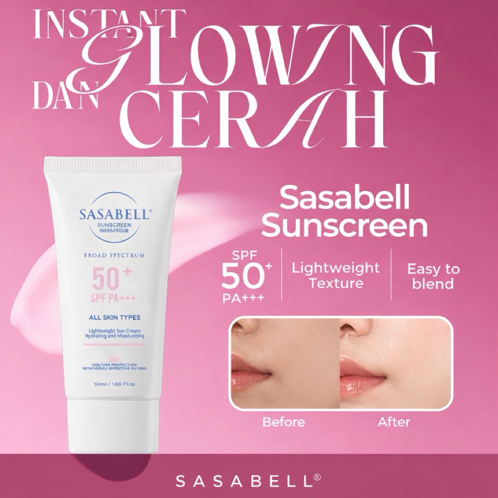 SASABELL [ORIGINAL] SUNSCREEN SPF50 | Shopee Malaysia