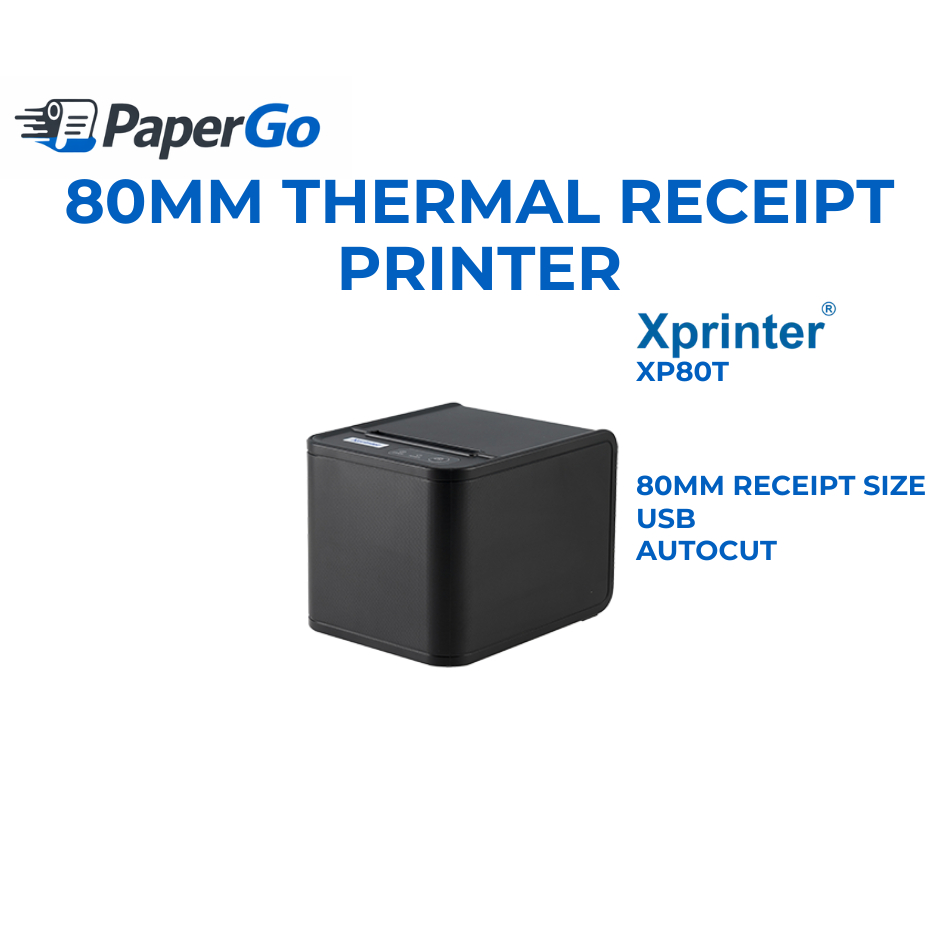 XPRINTER XP-80T 80MM Thermal Receipt Printer USB/LAN/BLUETOOTH/WIFI Pos ...