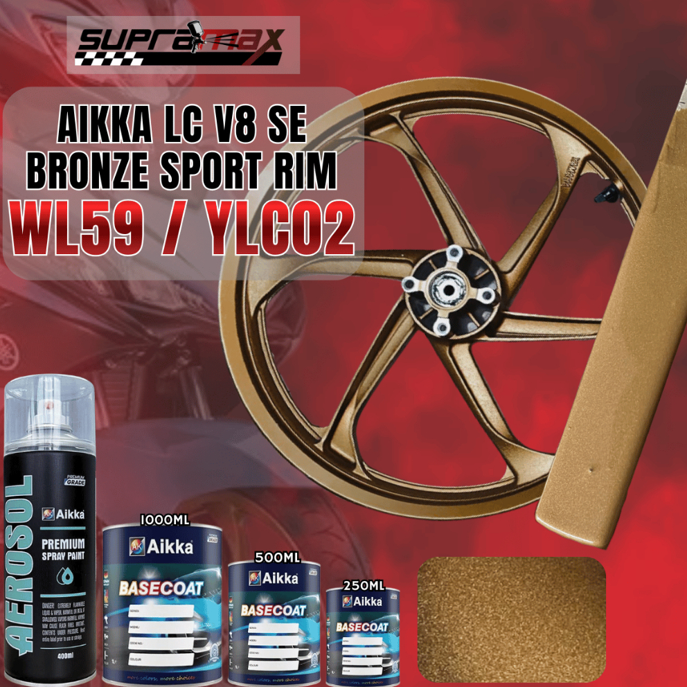 AIKKA LC V8 SE SPORT RIM BRONZE WL59/YLC02 Cat Motor Sport Rim Paint LC ...