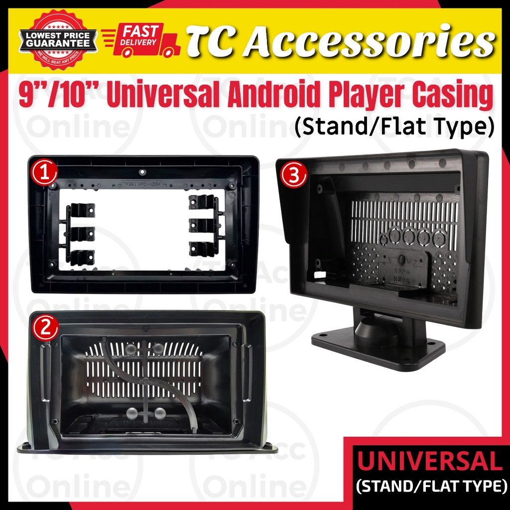 Universal Car Android Player Casing 9 inch / 10 inch Dashboard Panel ...
