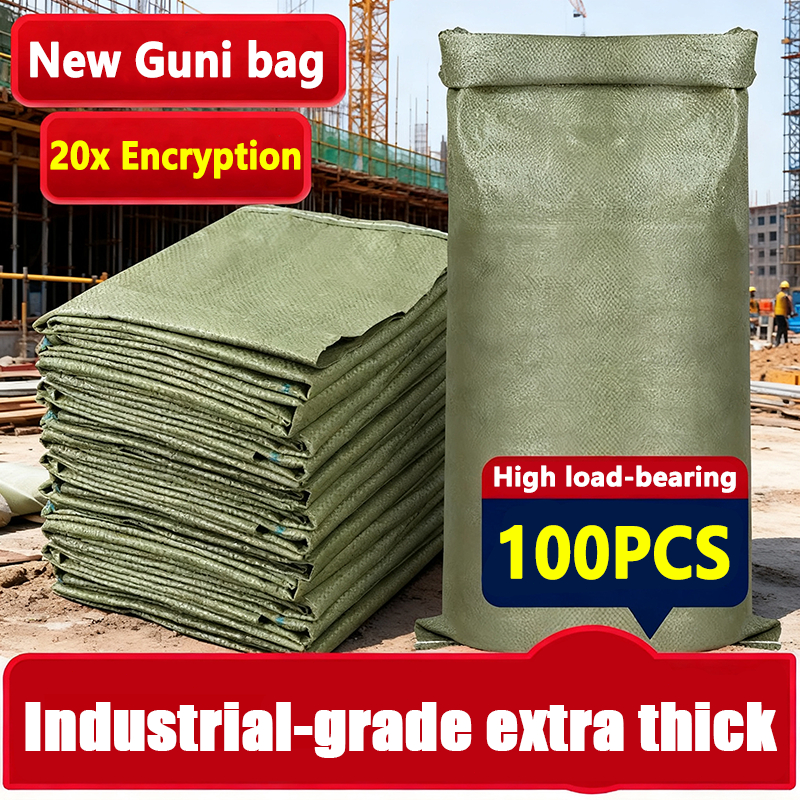 High load-bearing Large guni bag 100PCS Industrial-grade extra thick ...