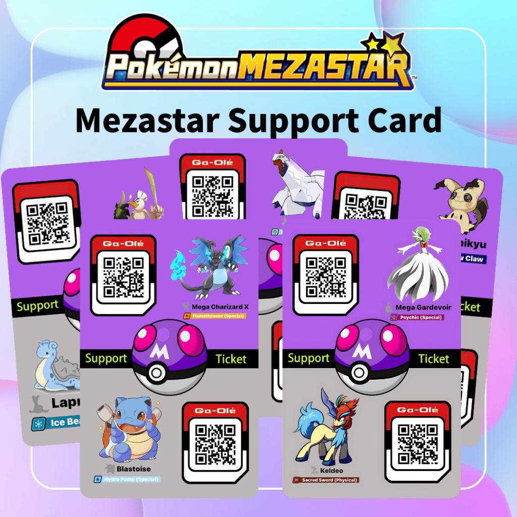 Pokemon Mezastar Support card ! | Shopee Malaysia