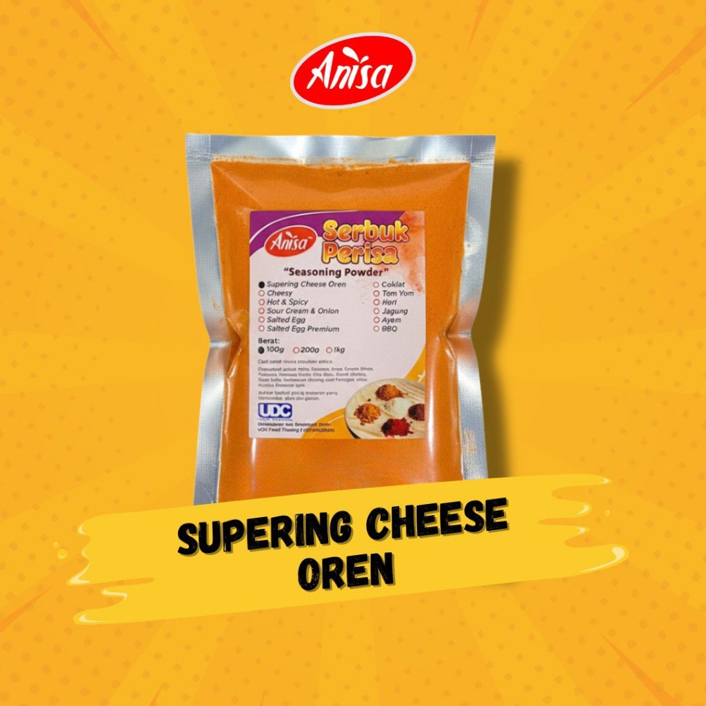 (100gram/200gram/1KG) SERBUK PERISA SUPERING CHEESE OREN | Shopee Malaysia