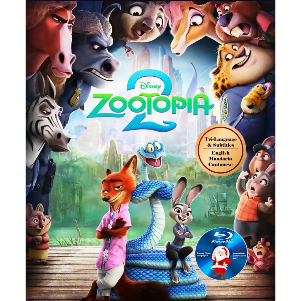 ANIME-BLURAY #Zootopia 2 (2025) 【Tri-Language & Subtiltes】‧ Family ...