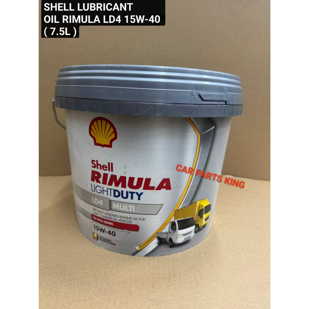 ( 100% ORIGINAL ) SHELL LUBRICANT OIL RIMULA LD4 15W-40 ( 7.5L ...