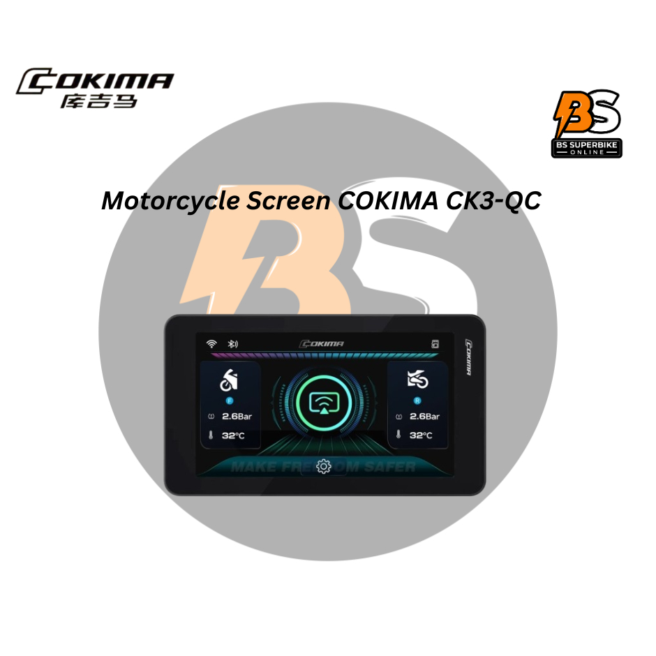 (Ready Stock)Motorcycle Screen COKIMA CK3-QC | Shopee Malaysia