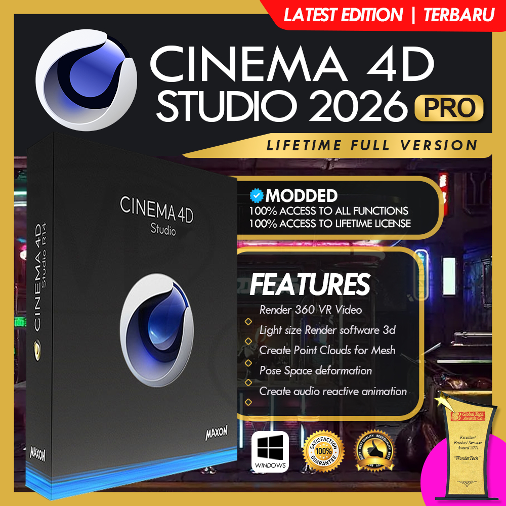 Maxon Cinema 4D Studio 2026.1 for Windows 🔥 Lifetime | Full Version🔥 ...