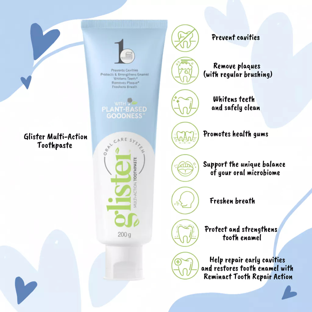 Amway GLISTER Multi-Action Fluoride Toothpaste (200g) | Shopee Malaysia