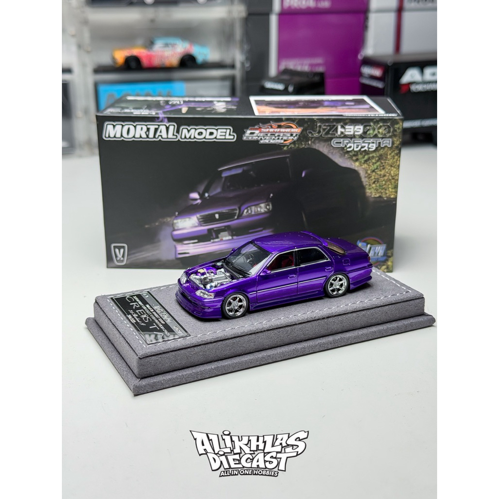 TOYOTA JZX100 CRESTA 2.5 ROULANT G PEARL PURPLE MORTAL MODEL 1/64