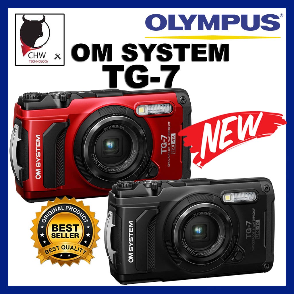 OM SYSTEM OLYMPUS TG7 TOUGH WATERPROOF SHOCKPROOF CAMERA | Shopee Malaysia