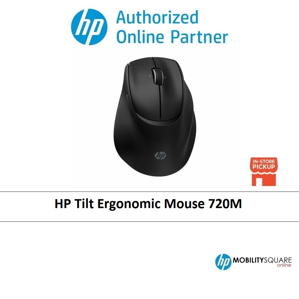 HP Tilt Ergonomic Mouse 720M - Black / Pink | Shopee Malaysia