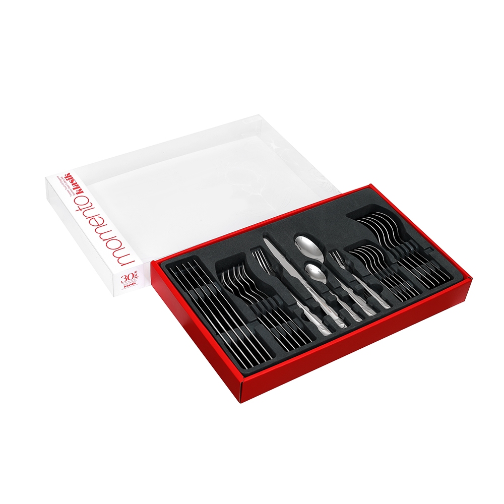 Felli Stainless Steel 18/0 Cutlery Set - Simply Line (30pcs) | Shopee ...